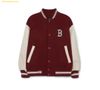  Áo Khoác Bomber MLB Common Logo Wool Varsity Jacket 3AJPB0131-43WIS Tay Da 