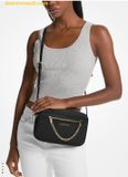  Túi Đeo Chéo Michael Kors Jet Set Large Saffiano Leather Crossbody Bag Black 35S1GTTC7L 