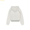  Áo Hoodie MLB Women's Sporty Varsity Banded Crop Hoodie NY (Cream) 3FHDV0344-50CRS 