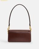  Túi Đeo Vai Coach Tabby Shoulder Bag 20 In Signature Canvas Nâu Logo 