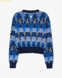  Áo Khoác Cardigan MLB Women's Color Party Monogram Crop Cardigan PHI (D.Blue) 3FKCM0131-10BLD 