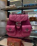  Balo Coach Tabby Backpack With Quilting CU076 Hồng Đậm 