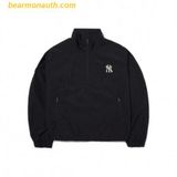  Áo khoác Gió MLB Women's Basic Crop Anorak New York Yankees Black 3FWJ20014-50BKS 