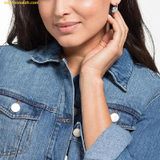  Bông Tai Khuyên Tai Swarovski Iconic Swan 5512577 - Blue 