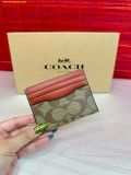  Set Ví Coach Boxed Card Case And Belt Gift Set In Colorblock Signature Canvas C8278 Nâu khaki 