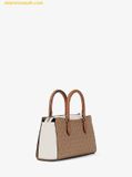  Túi Đeo Chéo Michael Kors Arden Small Color-Block Signature Logo Messenger Bag Camel Mlt 