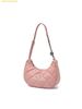  Túi Đeo Vai MLB Basic Quilted PU Hobo Bag LA Dodgers L.Pink 3ABQBQ16N-07PKL 