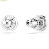  Bông Tai Swarovski Una Angelic stud earrings Round cut, Pavé, White, Rhodium plated 5636269 