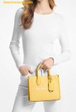  Túi Tote Mini Michael Kors MK Mirella Small Signature Logo Crossbody Bag Màu Vàng 