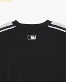  Áo Sweatshirt MLB cổ tròn tay dài Sportive Varsity Track 3FMTV3141-43BKS Đen 