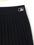  Chân Váy Xếp Ly MLB Women's Varsity Sporty Pleated Mini Skirt New York Yankees Black 3FSKV0163-50BKS 