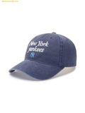  Mũ Lưỡi Trai MLB New York Yankees Varsity Lettering Washed Unstructured Ball Cap 3ACPVV04N-50NYS Navy 
