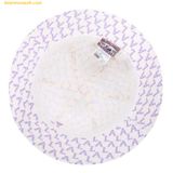 Mũ Bucket MLB Pastel Monogram Dome Hat LA (VIOLET) 32CPHA111-07V Trắng Logo Tím 