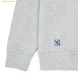  Áo Sweat MLB Varsity Overfit Half-Zip Man-to-Man NY (Melange Grey) 3AMTV0341-50MGS 