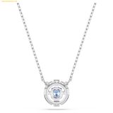  Dây Chuyền Swarovski Una necklace Sparkling Dance Round cut, Blue, Rhodium plated 5279425 