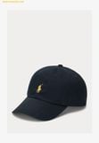  Mũ Lưỡi Trai Polo Ralph Lauren The Iconic Cotton Chino Ball Cap 59 Black Gold 