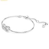  Vòng Tay, Lắc Tay Swarovski Hyperbola bracelet Infinity, White, Rhodium plated 5679664 