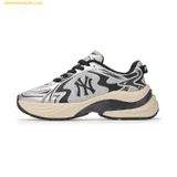 Giày Thể Thao MLB Curve Runner New York Yankees Silver 3ARNSPL4N-50SIS Đen 