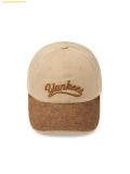  Mũ Lưỡi Trai MLB Varsity Vintage Cursive Colorblock Unstructured Ball Cap NY (Sand) 3ACPVL74N-50SAS 