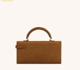  Túi Xách JW PEI Keyla Faux Suede Top Handle Bag - Brown 