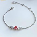  Lắc tay Swarovski Mesmera bracelet, Mixed cuts, Pink, Rhodium plated 5668361 