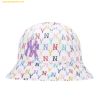  Mũ Bucket MLB Monogram Rainbow Dome Hat New York Yankees White 32CPH4111-50W 