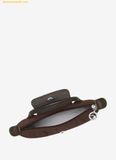  Túi Xách Longchamp Le Pliage Green Pouch with Handle Size Mini Mocha 