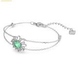  Vòng Tay, Lắc Tay Swarovski Idyllia bracelet Mixed cuts, Sun, Green, Rhodium plated 5642960 