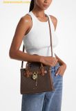  Túi Xách Michael Kors Hamilton Small Logo Satchel Brown 35F1GHMS1B 