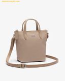  Túi Tote Lacoste Tote Bag Begi - Size Mini - NF2609PK (Kèm Dây) Taupe 