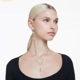  Dây Chuyền, Vòng Cổ Swarovski Idyllia Lilia necklace Butterfly, White, Rhodium plated 5636421 