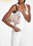  Túi Đeo Vai Michael Kors Greenwich Medium Signature Logo Convertible Crossbody Bag Powder Blush Multi 