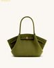  Túi Tote JW PEI Hana Medium Faux Suede Tote Bag - Dark Olive 