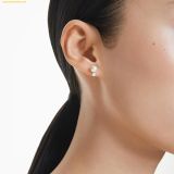  Bông Tai, Khuyên Tai Swarovski Matrix stud earrings - 5694225 - White 