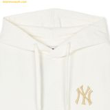  Áo Hoodie MLB New Year Dragon Overfit Hoodie NY (Cream) 3AHDQ0141-50CRS 