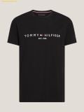  Áo Phong Tommy Hilfiger Cotton Crew Neck Logo T-Shirt Black 