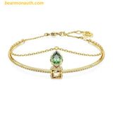  Vòng Tay, Lắc Tay Swarovski Stilla Bangle Mixed Cuts, Gold-Tone Plated 5662924 