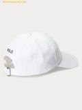 Mũ Lưỡi Trai Polo Ralph Lauren Pony Chino Cotton Baseball Cap 59 White Classic 
