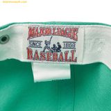  Mũ Lưỡi Trai MLB Cursive Lettering Unstructured Ball Cap OAK (L.Green) 3ACPVL34N-51GNL 