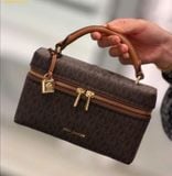  Túi Đeo Chéo Dạng Cốp Michael Kors Jana Extra-Small Signature Logo Convertible Crossbody Bag 32F5GQ1C0B Nâu Logo 