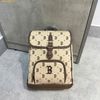 Balo MLB Diamond Monogram Jacquard Boston Red Sox Backpack 7ABKMD65N-43BRS Màu Begi