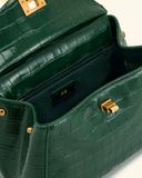  Túi xách JW PEI Lucia Classic Top Handbag - Green Croc 