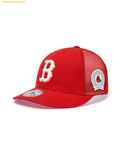  Mũ lưỡi Trai MLB Boston Red Sox Signature Patch Mesh Cap 3AMCB0463-43RDL L.Red 