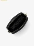  Túi Đeo Chéo Michael Kors Jet Set Small Pebbled Leather Camera Crossbody Bag Black 