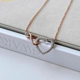 Dây Chuyền, Vòng Cổ Swarovski Hyperbola necklace Infinity and heart - 5518865 