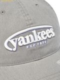  Mũ Lưỡi Trai MLB Vintage Damaged Curve Logo Unstructured Ball Cap New York Yankees 3ACPV106N-50GRS Grey 