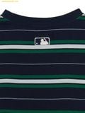  Áo Thun MLB Varsity Stripe Overfit Short Sleeve T-Shirt Boston Red Sox 3ATSV0353-43NYS 