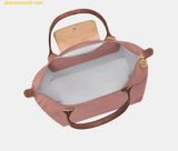  Túi Xách Longchamp Le Pliage Original Shopper Rosethe Size M Màu Hồng Nhạt 