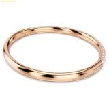  Vòng Tay, Lắc Tay Swarovski Sublime bangle Snow pavé, White, Rose gold-tone plated 5688610 
