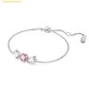  Lắc tay Swarovski Mesmera bracelet, Mixed cuts, Pink, Rhodium plated 5668361 